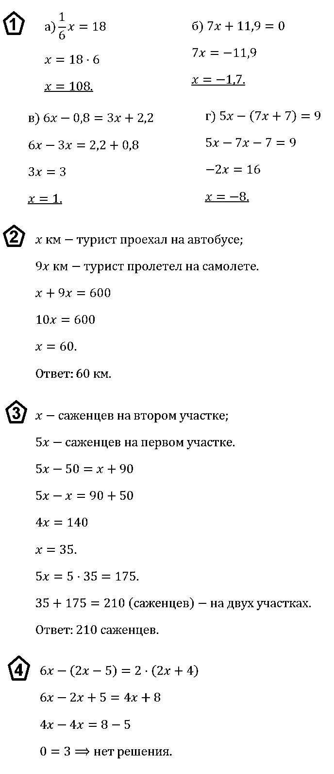 Алгебра 7 Макарычев КР-2 В2