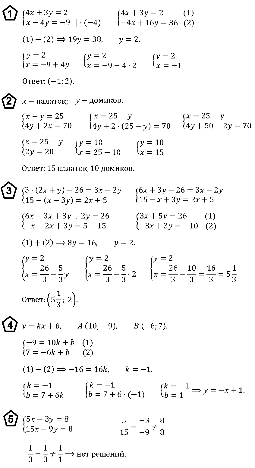 Алгебра 7 Макарычев КР-9 В3