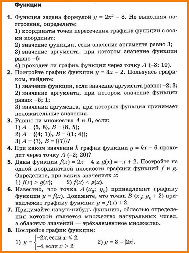 Контрольная № 6 Алгебра 7 Мерзляк (угл.)